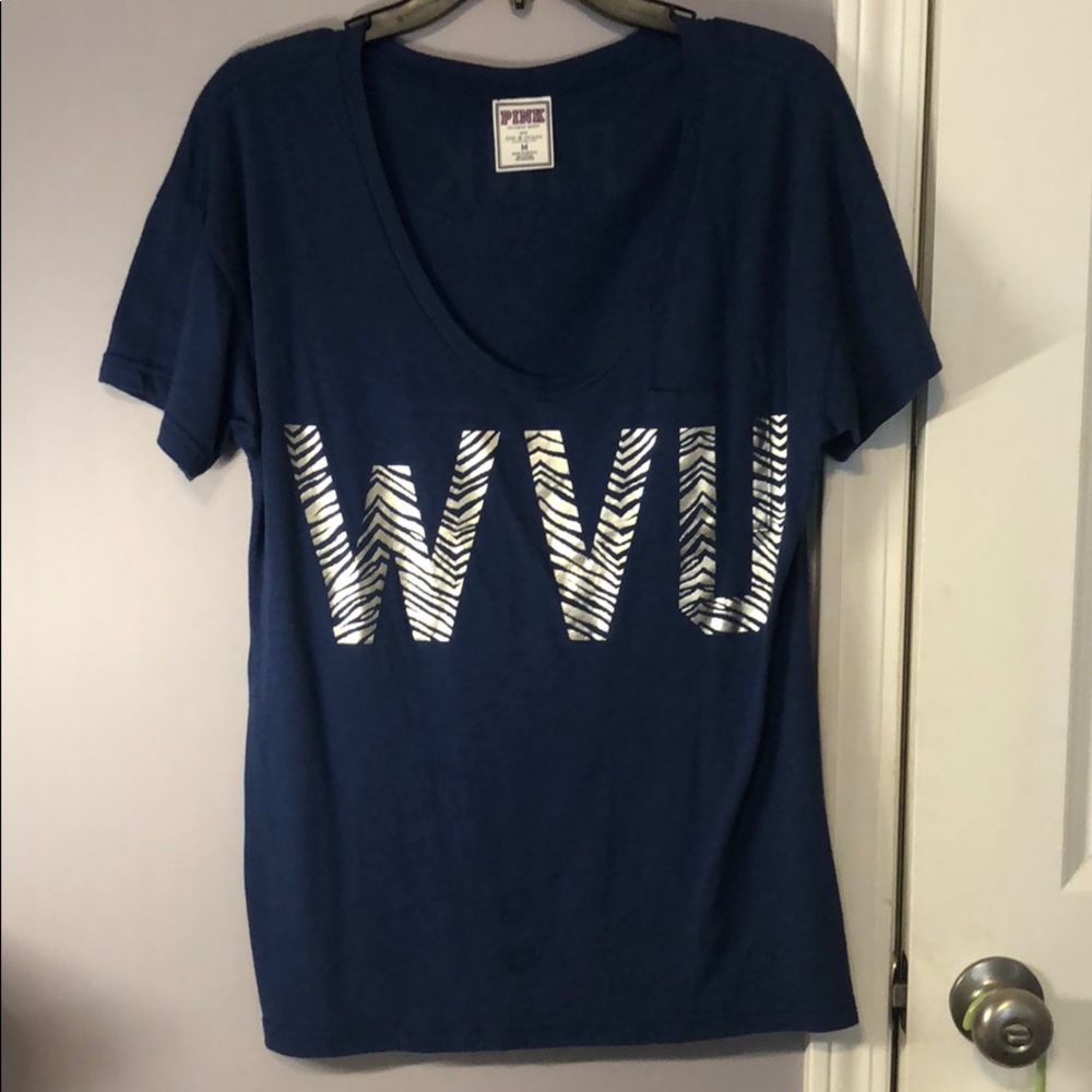 WVU Mountaineers PINK shirt